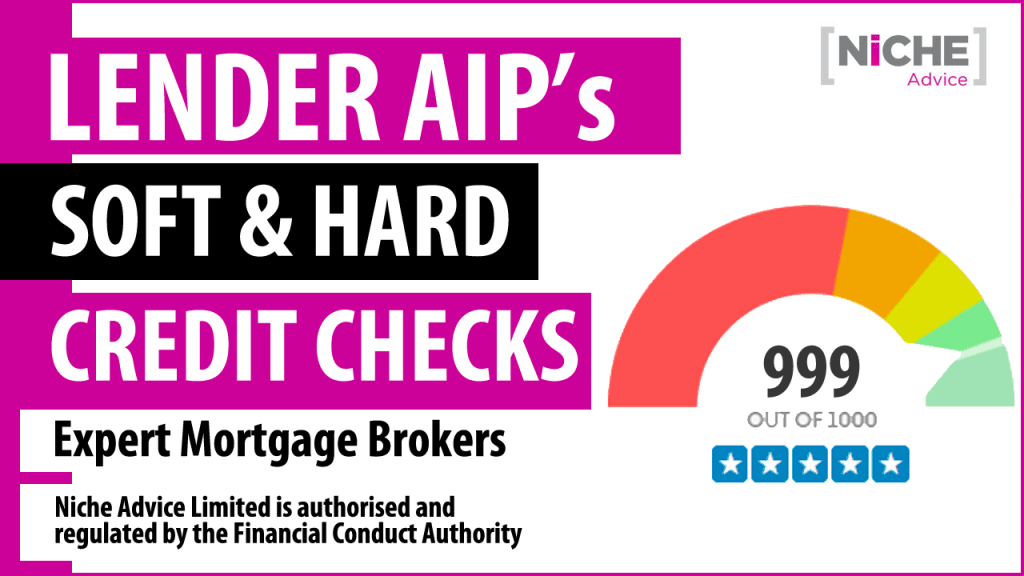 Who runs a soft and hard credit checks at AIP